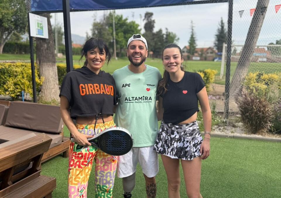 Ex paciente Teletón Maxi Bustos invita a Yamila Reyna y Cota Castelblanco a un duelo de pádel
